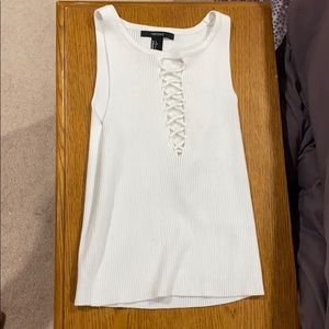 Forever 21 white tank top